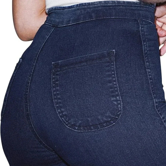 American Apparel Denim The Easy Jean Dark Wash Pencil Jeans Size XL - Picture 4 of 6